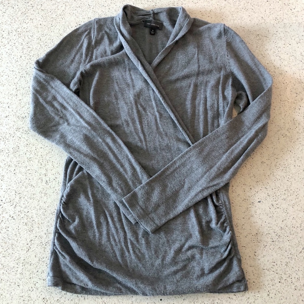 The limited long sleeve wrap top